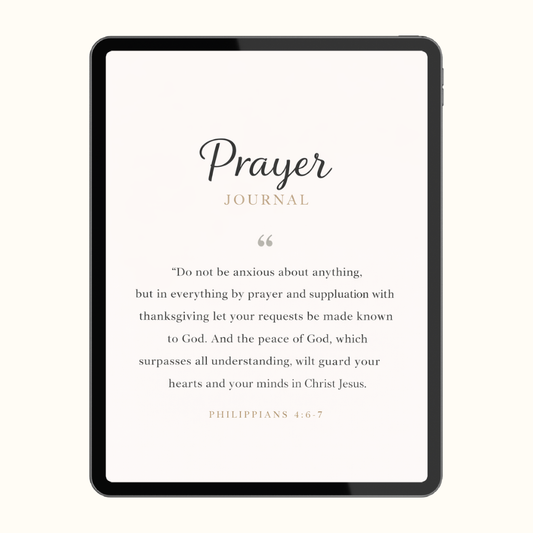 Prayer Journal Ebook
